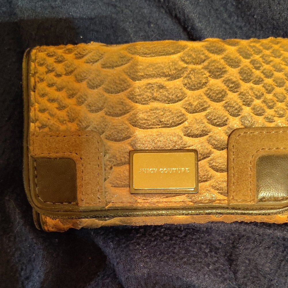 Juicy Couture Snakeskin (Python) Card Wallet